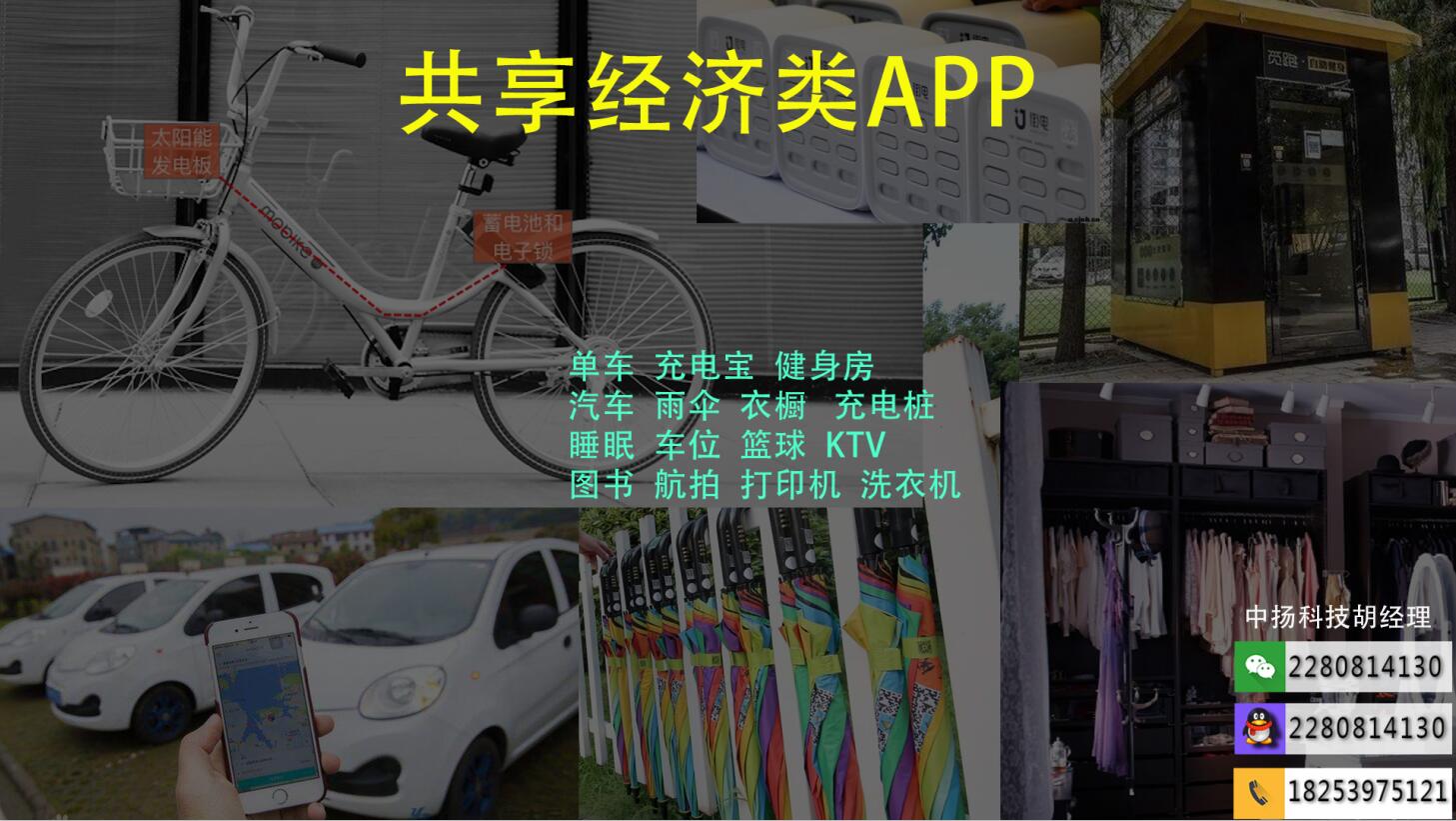 共享经济APP开发主要有那些方面