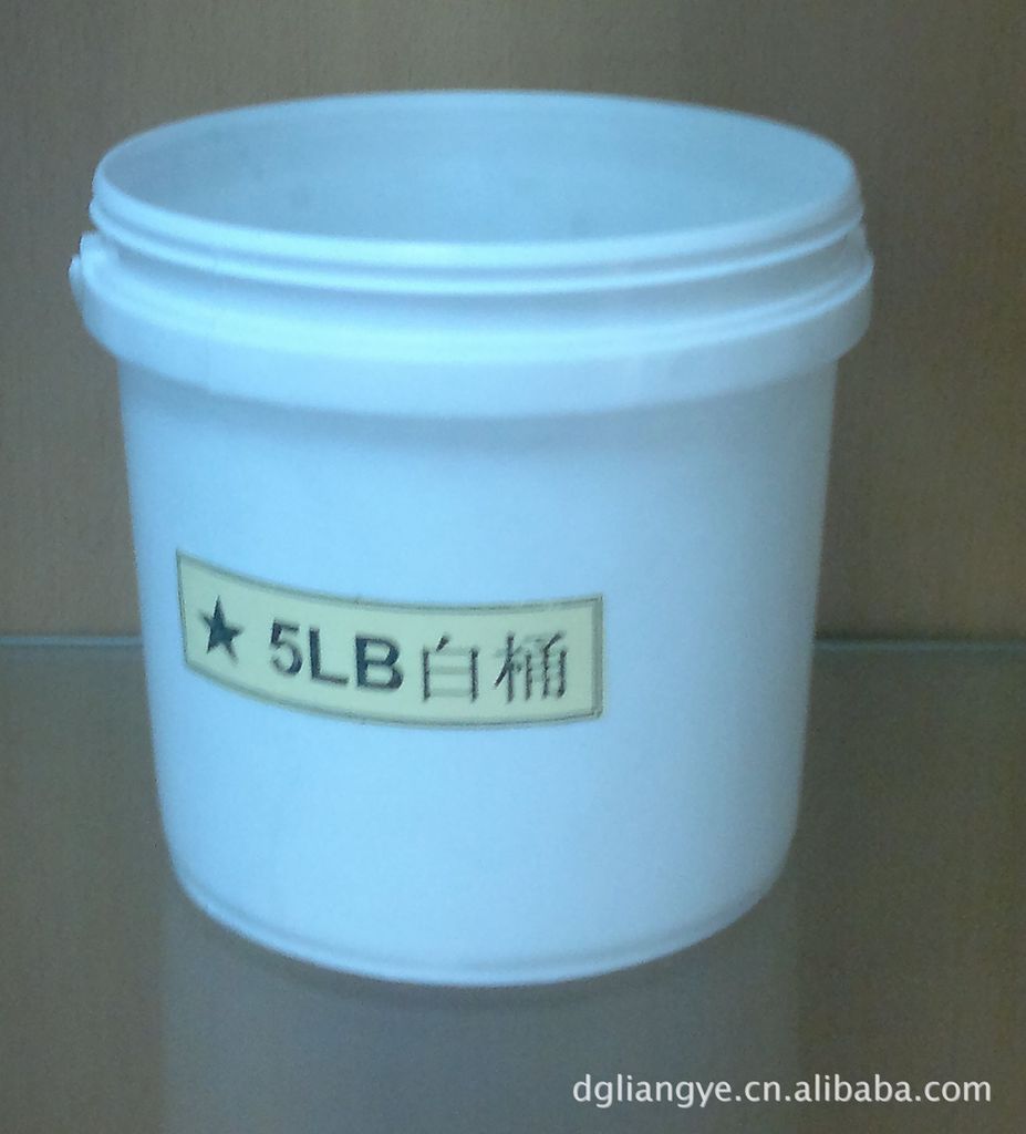 薦 5Ｌpp塑料油墨桶廠家 涂料通用包裝桶 可加工定制