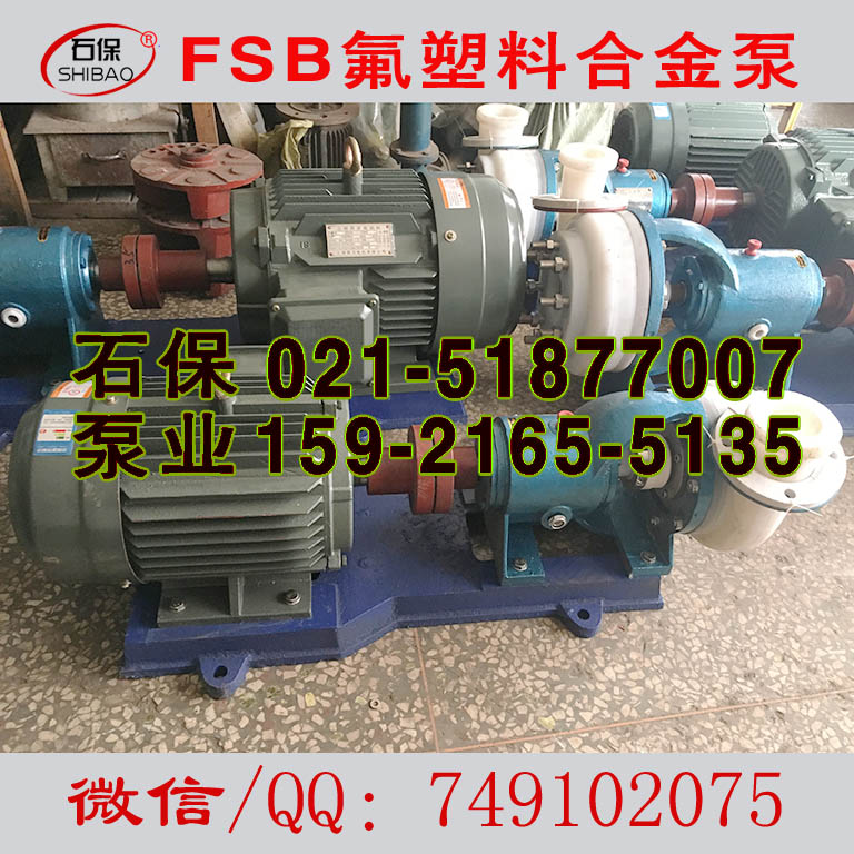 100FSB-20氟塑料泵_fsb氟塑料離心泵廠家 