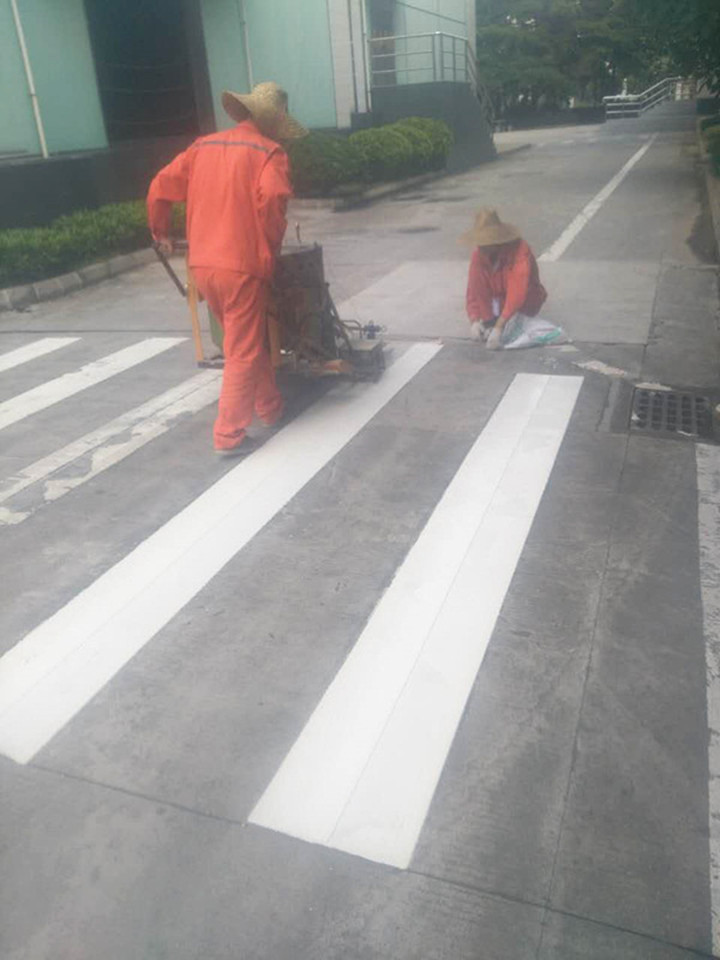 广州道路斑马线标线施工划线