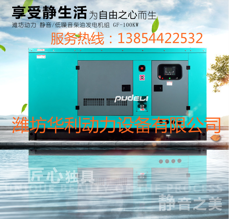 40kw静音柴油发电机组强威潍坊潍柴工业家用大型千瓦发电机自动化