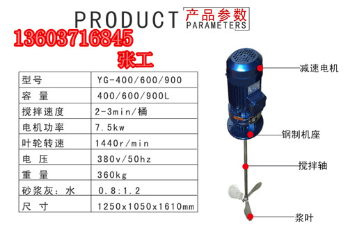 大興安嶺螺桿灌漿泵攪拌機(jī)規(guī)格型號