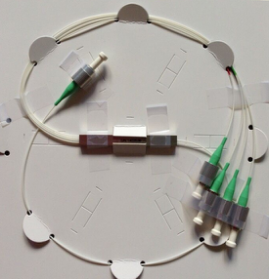 供应1310nm/1064nm/1550nm1x4单模光纤分束器分路(微型封装)