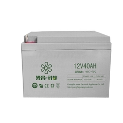 光合 硅能免维护蓄电池12V40AH  正品直销