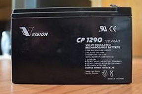 VISION威神蓄电池12V9AH cp1290  原装正品包邮