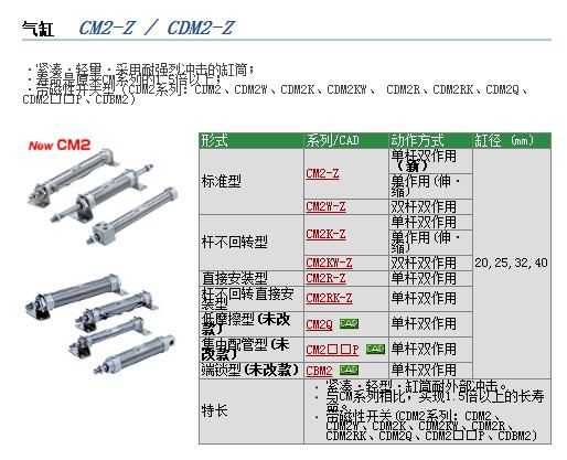 日本SMC现货快速报价CDM2B40-380Z