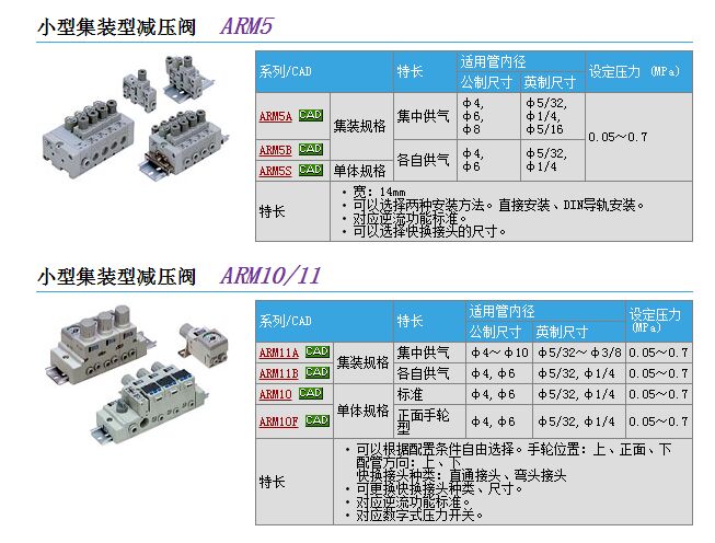 快速报价日本SMC型号ARM5BB-306-A