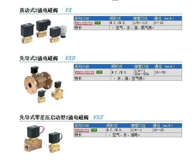 现货报价VX2120A-02-4DZ