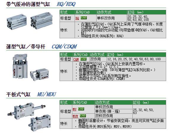 现货快速报价RDQA40-60M