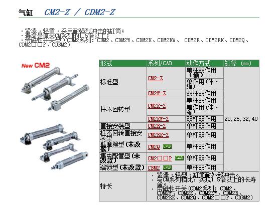 日本SMC快速报价CM2B25-140