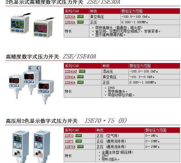 快速报价ISE30A-01-B