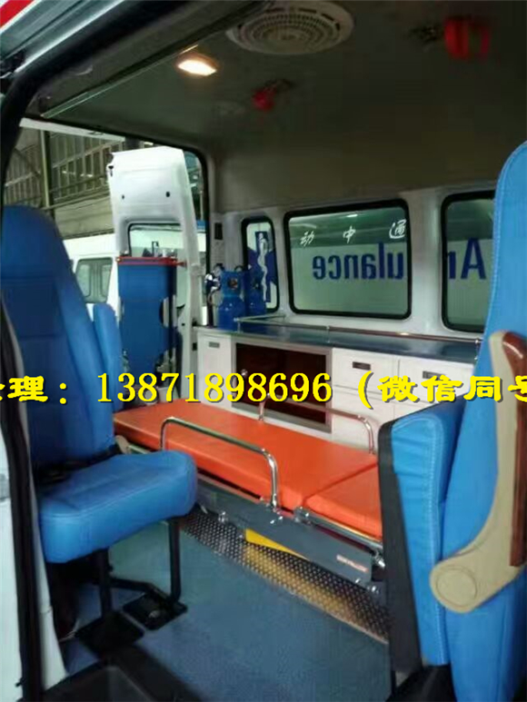 內江市江鈴福特全順120急救車（救援車）多少錢可以買到？