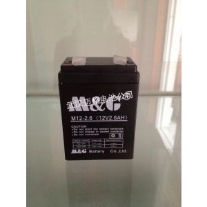 武汉迈格供应防火卷帘门控制器专用mg牌12v2.6ah蓄电池