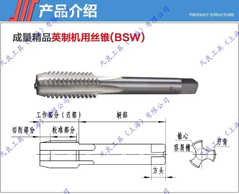 现货**正宗成量川牌英制机用丝锥/bsw成量英制机用丝攻