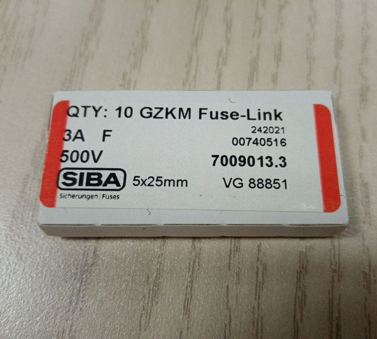 原裝德國SIBA陶瓷保險絲 7009013.0,315 500V 200mA 5x25 mm 70K