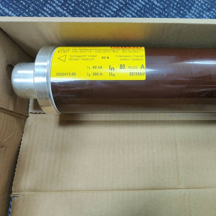 賽晶供應德國SIBA高壓熔斷器3002413.50 e = 537mm 常備庫存