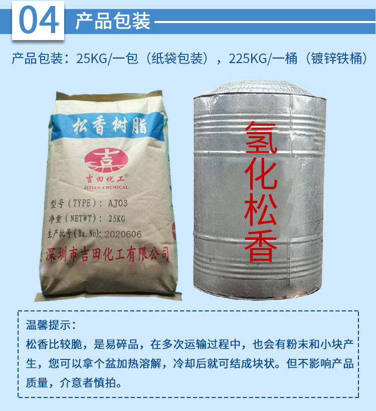 在涂料工業(yè),如用深度氫化松香為原料所制備的汽車涂料,經(jīng)使用后,仍保持原顏色和漂亮的色澤;氫化松香還可以作為無溶劑的環(huán)境友好防水紙涂料的原料。