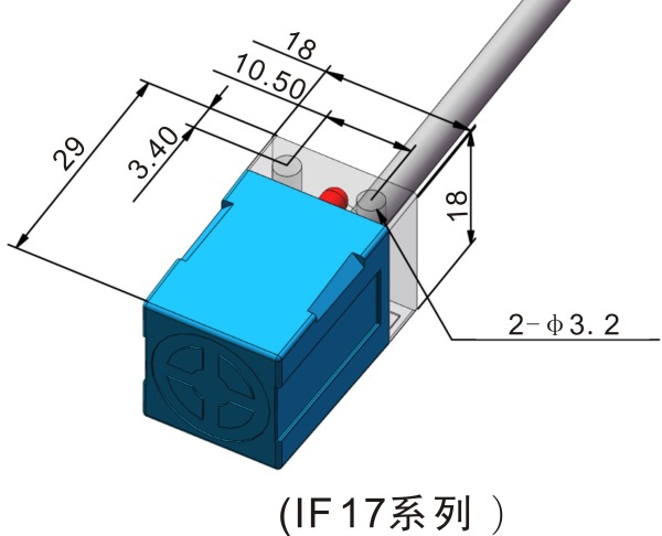 现货供应IF17N-10-NO杰泰克G-TEK方形传感器IF17N-10-NOL检测开关