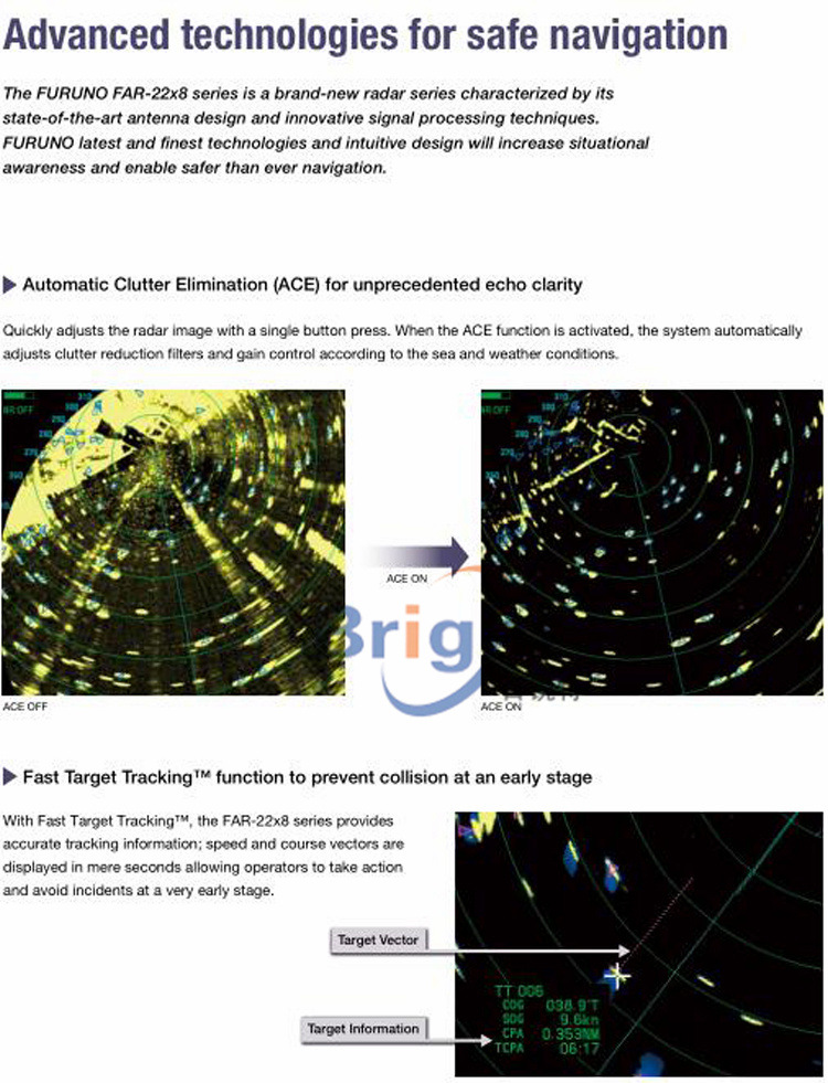 古野FURUNO FAR-2218-BB船用雷達(dá) 12kw雷達(dá)探測 MU-190航海雷達(dá)