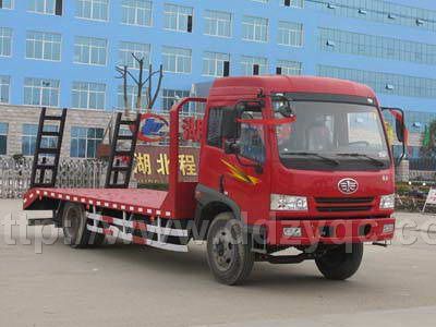 解放1163平板拖車 挖掘機運輸車 挖掘機平板車 低平板拖車 挖機拖車