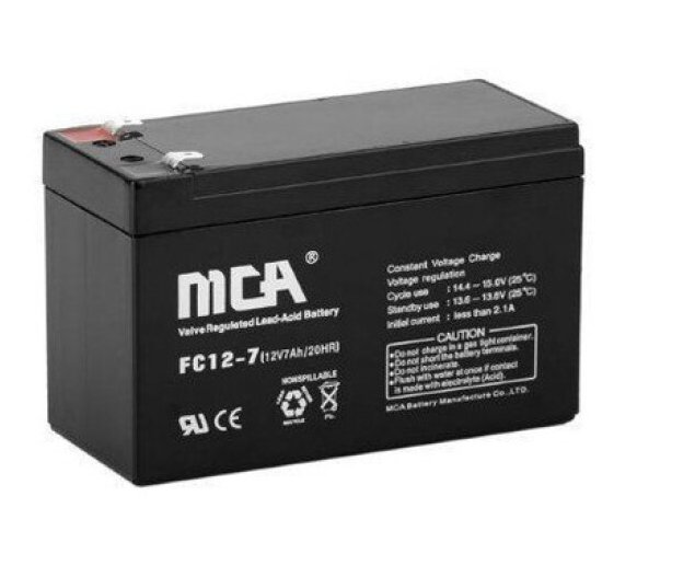 MCA锐牌蓄电池FC12-7 12V7AH/20HR 直流屏UPS应急 EPS电源电池