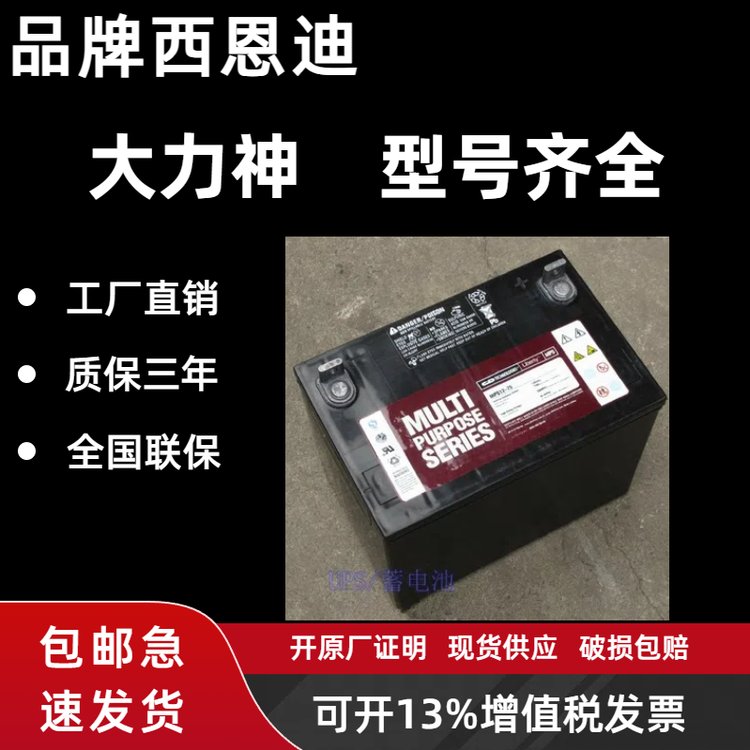 西恩迪大力神蓄電池C&D 12-100 LBT/12V100AH工業(yè)高功率電瓶