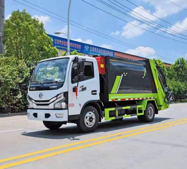 個性化定制東風6方壓縮垃圾車 鄉(xiāng)村垃圾箱專用收集車