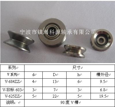 625zzV型槽轴承