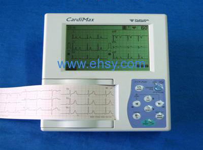 心電圖機維修：日本福田fx-7102型12導聯(lián)日本光電