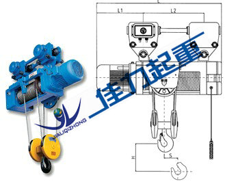 日本HHH電動(dòng)葫蘆，HHH電動(dòng)葫蘆，日本日智BCP2型電動(dòng)葫蘆，佳力起重