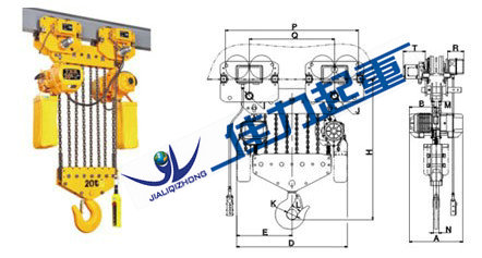 法蘭泰克固定懸掛式VL環(huán)鏈電動葫蘆