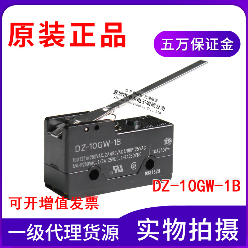 全新原裝正品DZ-10GW-1B 擺桿型微動開關(guān)10A