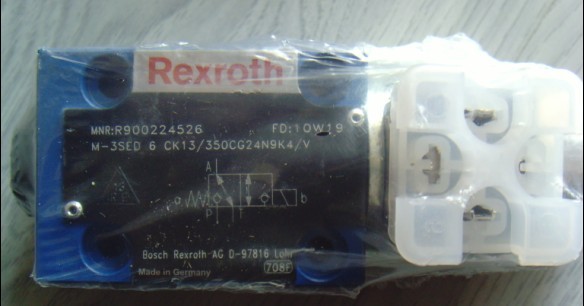 德国REXROTH球阀M-3SED6CK13/350CG24N9K4现货特价