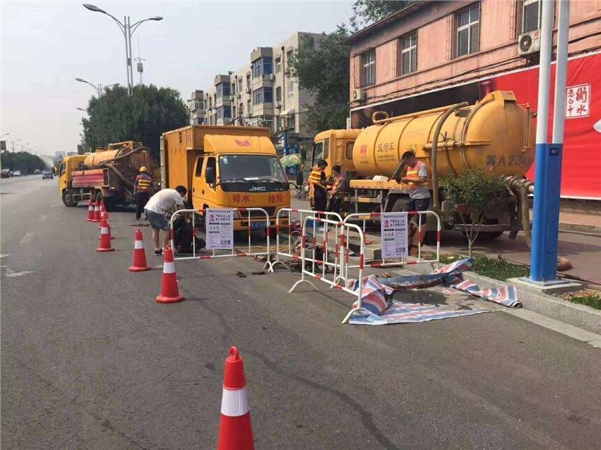 新闻：天津宁河县城市排水管道清淤养护