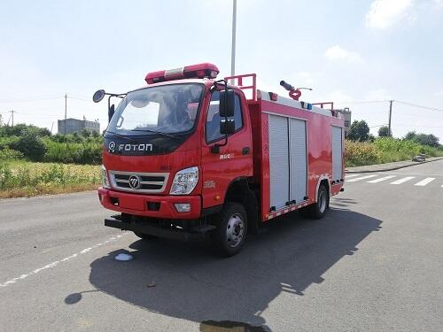 福田2.5噸泡沫消防車 JDF5081GXFPM25/B6型泡沫消防車