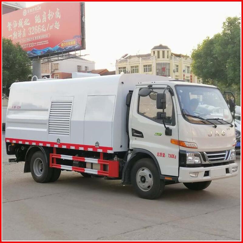 卓资县解放公路栏杆清洗车厂家 HYS5070GQXE6型护栏清洗车