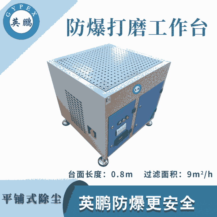 英鹏防爆平铺式打磨台-0.8m