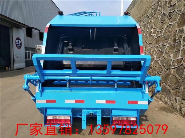 5噸垃圾壓縮車_掛桶壓縮垃圾車提升機(jī)垃圾車