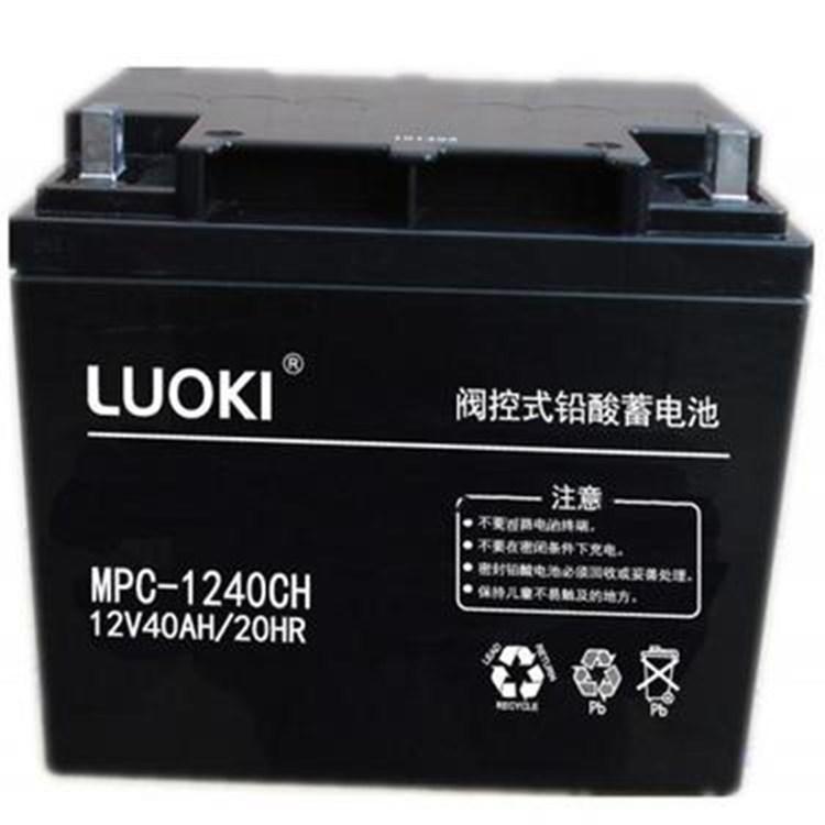 LUOKI蓄电池MPC1224/12V24AH代理批发