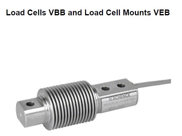 VBB0.1TC3 schenck申克 波纹管式称重传感器VBB0.1TD1典型应用于皮带