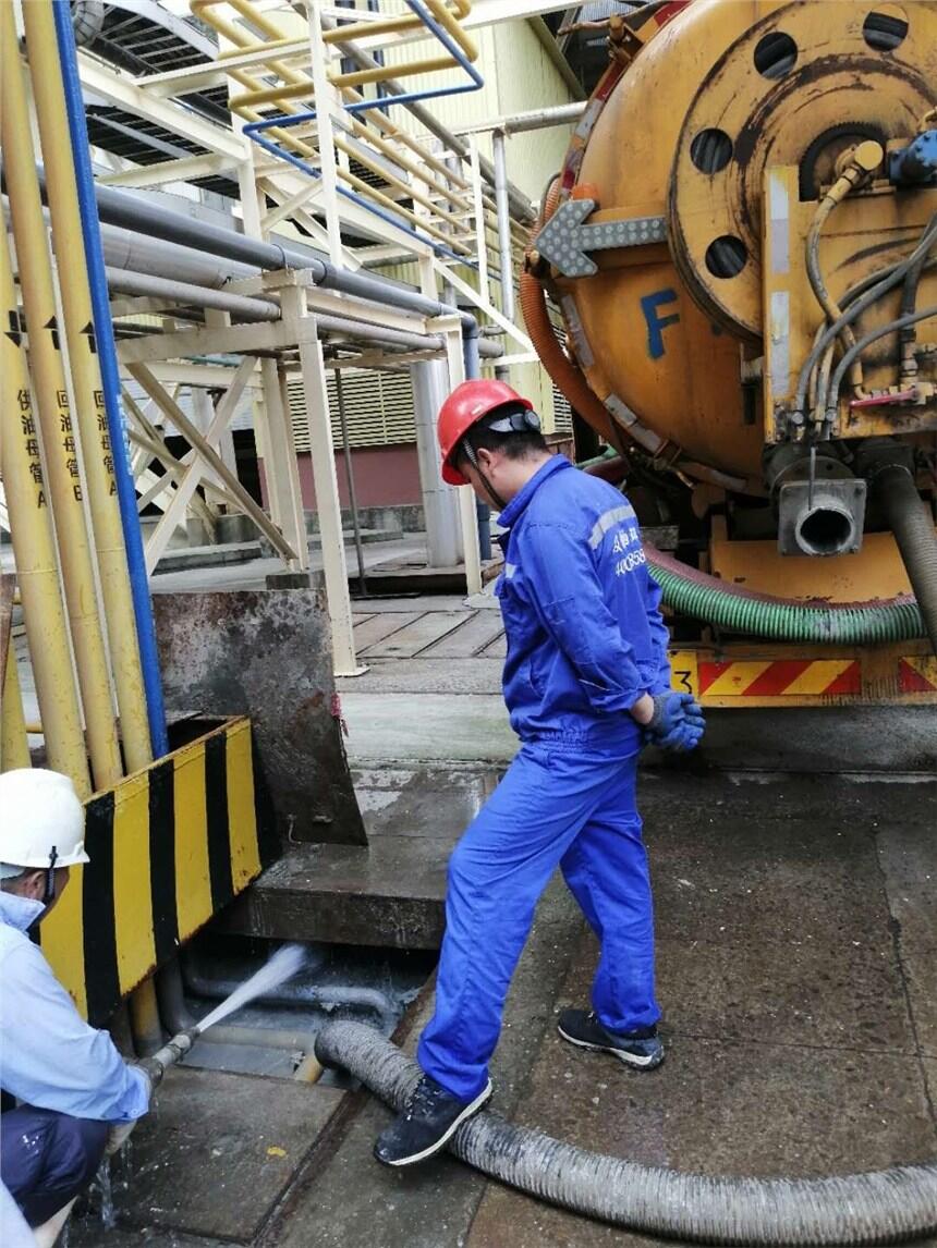 北仑区大榭工厂管道清淤修复管道宁波及时雨专业团队