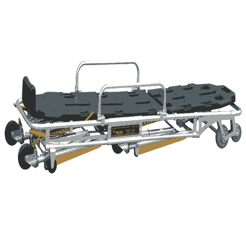 日新醫(yī)療鋁合金急救擔(dān)架YDC-3A自動上車救護車擔(dān)架醫(yī)院急救推車工廠直銷