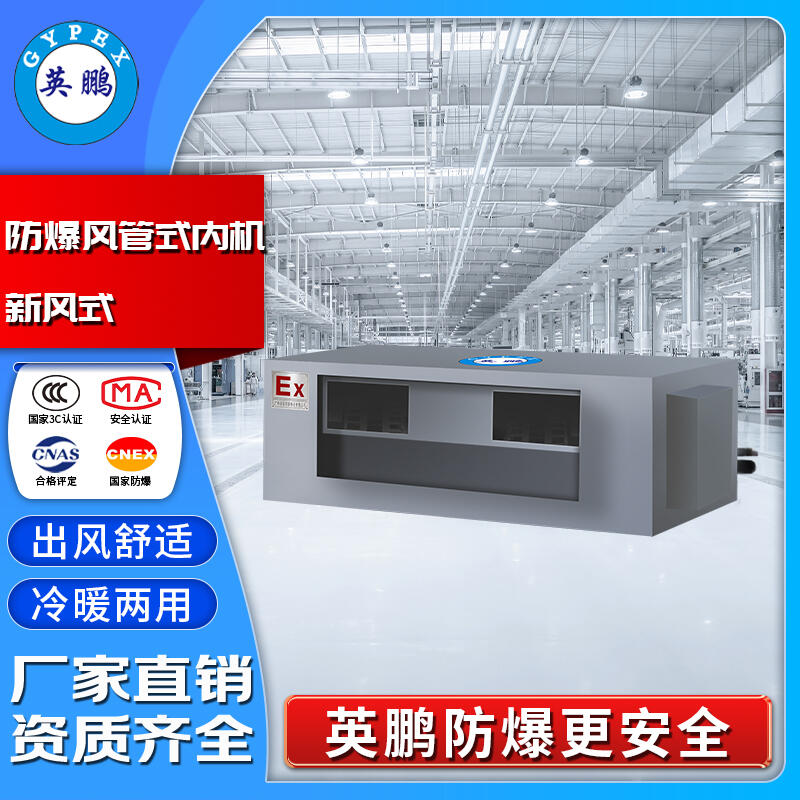 英鹏防爆新风式风管式BFKG-12XF多联机新风室内机工业石油化工厂