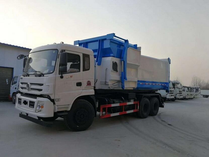 自卸勾臂式垃圾車_擺臂鉤價(jià)格垃圾車