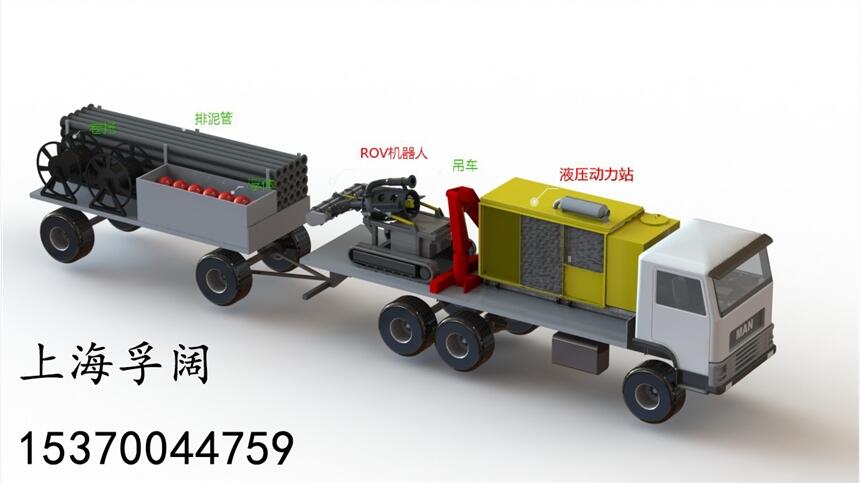 進口水下清淤機器人 疏浚 清淤河道 港口疏浚