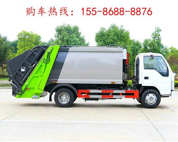 國六15噸壓縮垃圾車,后翻轉(zhuǎn)掛桶壓縮垃圾車