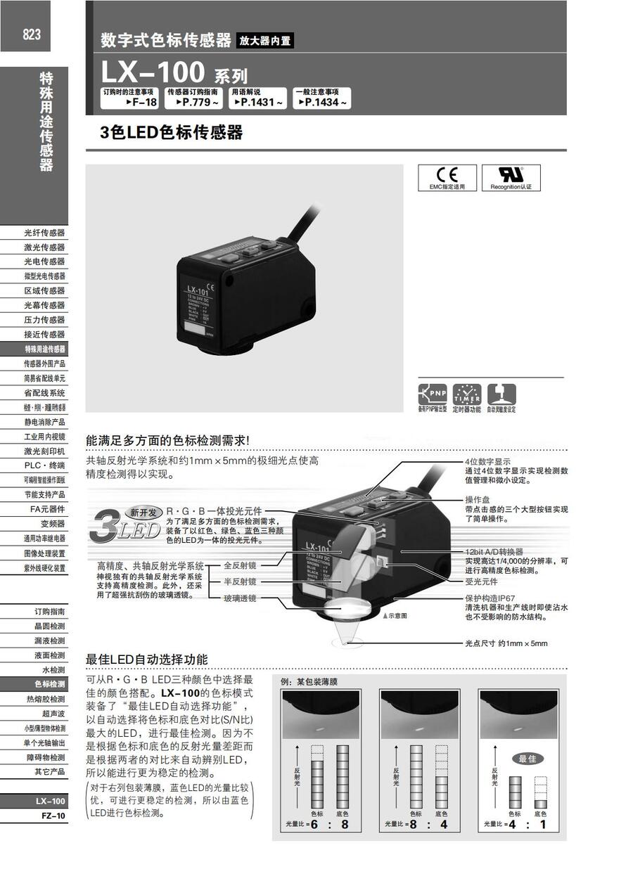 松下傳感器LX-101