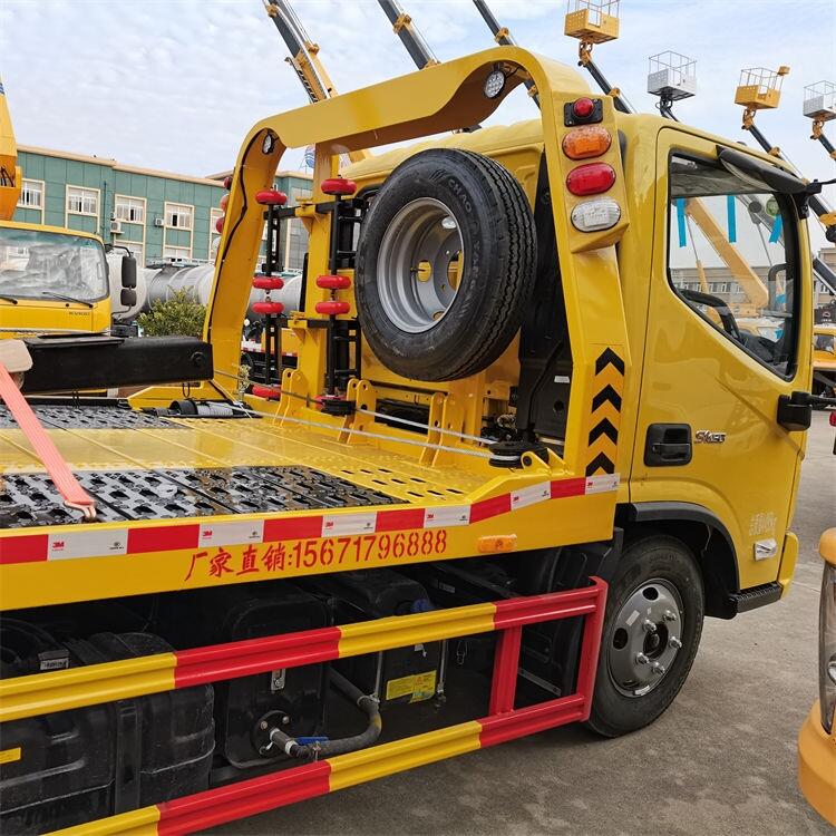 豪沃前四后八平板清障車生產(chǎn)廠家16噸