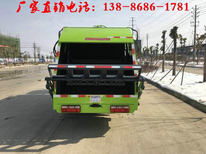 推薦：廊坊東風(fēng)小型 4立方側(cè)邊掛桶式垃圾車哪里生產(chǎn)