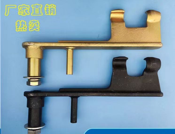 廠家直銷煤礦猴車可摘掛活動式卡鉗式鍛造抱索器各種型號可定做